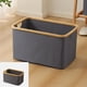 thumbnail image 1 of Cesta de Lavandera, Hamper de Estilo Vertical, con Manos Extensibles, para Ropa y Juguetes en el Dormitorio y Familia, Alta Capacidad, Metal Frame, Diseño de 2 Niveles, para Dormitorio, 1 of 6