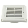 4 Inch Dryer Vent Cover Exterior Wall Exhaust Vent Air Grille For Hvac