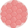 thumbnail image 1 of Ahgly Company Machine Washable Indoor Round Transitional Flamingo Pink Area Rugs, 5' Round, 1 of 7