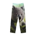 thumbnail image 2 of Vsdgher Daisy Koala Print Mens Pajama Pants Sleep & Lounge Pants, PJ Bottoms With elastic waistb and Pockets, 2 of 5