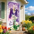 thumbnail image 3 of Djunllk Easter Door Cover - Cute Bunny & Easter Eggs Door Covers Happy Easter Door Decorations Indoor Outdoor Spring Party Wall Backdrop for Room Door Garden, 70.8 x 35.4 inch, 3 of 6