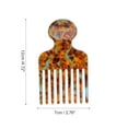 thumbnail image 2 of Unique Bargains 1 Pc Fashion Portable Hair Insert Comb Blue Brown Imitation Acetic Acid, 2 of 6