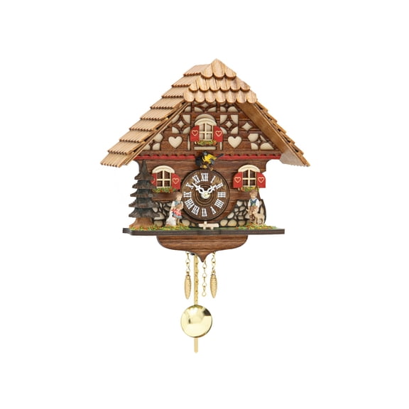 Kuckulino Black Forest Clock with quartz movement and cuckoo chime TU 2054 PQ