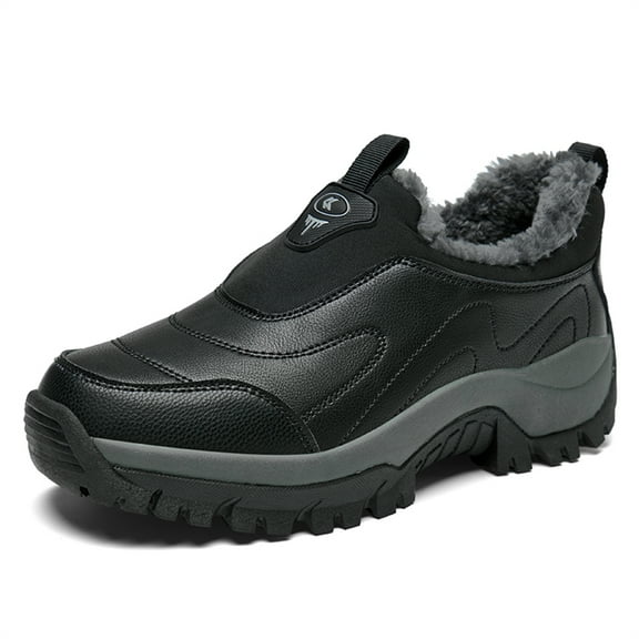 YOURDIARY Women Winter Snow Boots Faux Leather Keep Warm Ankle Booties Non-Slip and Waterproof Shoes