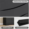 thumbnail image 5 of Wooden Dresser with 8 Drawers, Tall Modern Closet with Deep Storage, Large Chest of Drawers with Wide Top, Long Storage Dresser for Bedroom, Living Room, Hallway, Kids Room, Black, 5 of 8