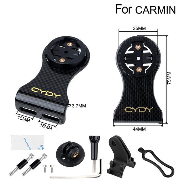 MYG Carbon Mount Bike Bicycle Stem Extension Computer Mount Holder ForGarmin/Bryton