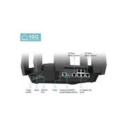 TP-Link Archer AXE300 Quad-Band AXE16000 WiFi 6E Router - Dual 10Gb Ports Wireless Internet Router, Gaming Router, Supports VPN Client, 2.5G WAN/LAN Port, 4 x Gigabit LAN Ports