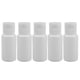 thumbnail image 1 of ColoMX 5pcs 20 ml de botellas de plástico recargables con tope de viaje de tapa de champú contenedores de champú portátil cosmético para uso de viajes y hogares, 1 of 7
