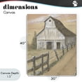 thumbnail image 4 of Stupell Industries Rustic Lodge Barn Fence Drawing Canvas Art, 30 x 40, by Patti Bishop, 4 of 8
