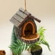 thumbnail image 5 of Comedero para pájaros de exterior con colgante de nido | Decoración de jardín de resina resistente a la intemperie para patio y jardín | Regalo para amantes de las aves, 5 of 5