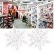 thumbnail image 5 of Accesorio de decoración, 12 piezas de adornos de copos de nieve, adornos decorativos de copos de nieve, alta capacidad, 5 of 7