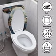 thumbnail image 4 of HELLHERO Snowman Toilet Seat Lid Cover Set 2 Pack 17x21 Inches Fashion Merry Christmas, 4 of 8