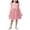 Pink, variant on Makaor Ball Gown Dress for Girls Ruched Bow A Line Formal Dresses Mesh Sleeveless Wedding Guest Dresses Empire Waist Birthday Party Dresses