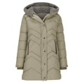 thumbnail image 3 of UPPADA Winter Jackets for Women Long Faux Fur Hooded Jackets Button Down Thicken Warm Winter Coats with Pockets Khaki,xl Puffer Jacket Womens Winter, 3 of 5