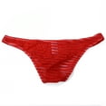 thumbnail image 4 of Sunisery Men's Underpants Low-rise Thong T-back G-string Mesh Sheer Underwear, 4 of 8