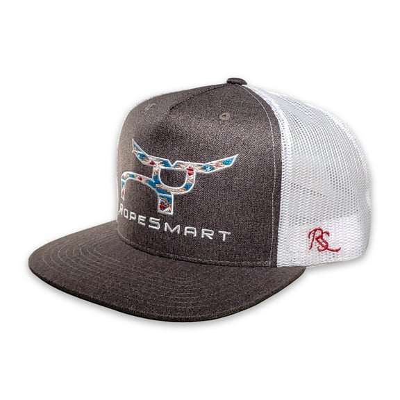 RopeSmart Santa Fe Logo Embroidered Gray Trucker Cap