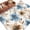 Oatmeal, variant on 5'x7' Area Rugs, Blue Brown Spring Floral Indoor Outdoor Area Rug for Living Room Bedroom, Summer Botanical Farmhouse Washable Bathroom Rugs Kitchen Floor Carpet Mats Home Decor Aesthetic
