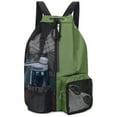 thumbnail image 4 of Mesh Swim Backpack with Drawstring and Wet Pocket Breathable Comfortable Adjustable Straps for Multiple Sports Scenarios PVC Material, 4 of 8