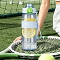 thumbnail image 2 of Sports Water Bottle with Straw and Spout Lid, Leakproof BPA Free Toxic Free Plastic Sports Bottle for Gym, Hiking, School, Travel,Multiple Occasions, 2 of 6