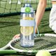 thumbnail image 2 of Botella de agua deportiva de 800 ml,botella de hidratación portátil de plástico sin BPA,diseño irrompible y a prueba de fugas,pajita,boquilla directa,doble bebedero,fitness,gimnasio,, 2 of 6