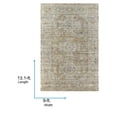 thumbnail image 5 of Livabliss x Becki Owens Margaret Medallion Washable Area Rug,9' x 13'1",Slate/Brown, 5 of 10