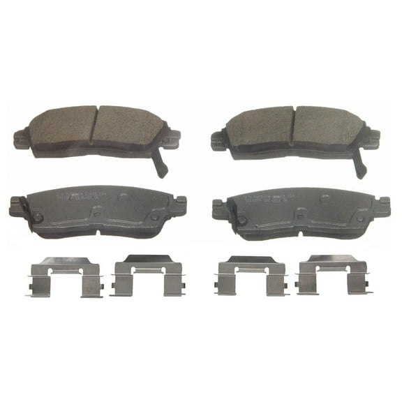 Wagner ThermoQuiet QC883 Ceramic Disc Brake Pad Set Fits select: 2012-2017 CHEVROLET TRAVERSE, 2012-2017 GMC ACADIA