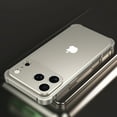 thumbnail image 2 of Aluminum Frame for iPhone 17 Pro Metal Bumper Frame Slim Hard Case Cover, Metal Frame with Camera Lens Protective Cover, No Backplane, Corners Drop Protection for iPhone 17 Pro, Titanium, 2 of 7