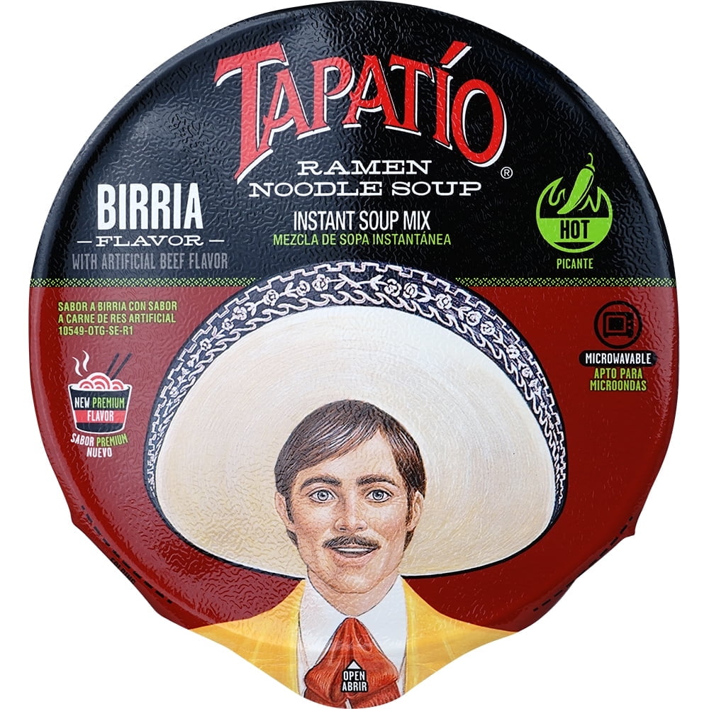 Tapatio Birria Flavor Ramen Noodle Soup, 3.8 Oz (Pack of 18)