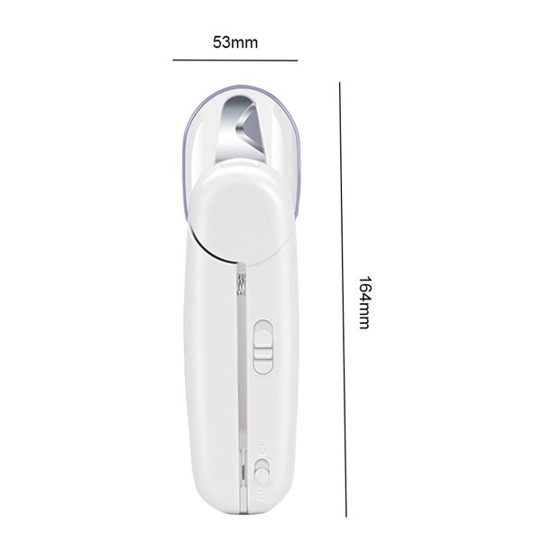 Tijeras de línea de sangre con luz LED con cubierta transparente Suministros para mascotas (Blanco) Ndcxsfigh Para estrenar