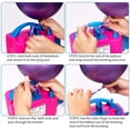 thumbnail image 4 of PCFING Bomba de globos eléctrica y herramienta para atar globos en una máquina sopladora infladora de globos portátil con boquilla doble, 4 of 6