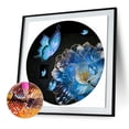 thumbnail image 2 of 5D DIY Diamante Pintura Full Round Drill mariposa FLhrweasw Nuevo, 2 of 9