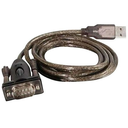 C2G Trulink USB to DB9 Male Serial Adapter Cable, 5'