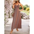 thumbnail image 4 of Womens Spaghetti Strap Dress Summer Dresses Beach Cover Ups Casual Sundresses Yellow S, 4 of 8
