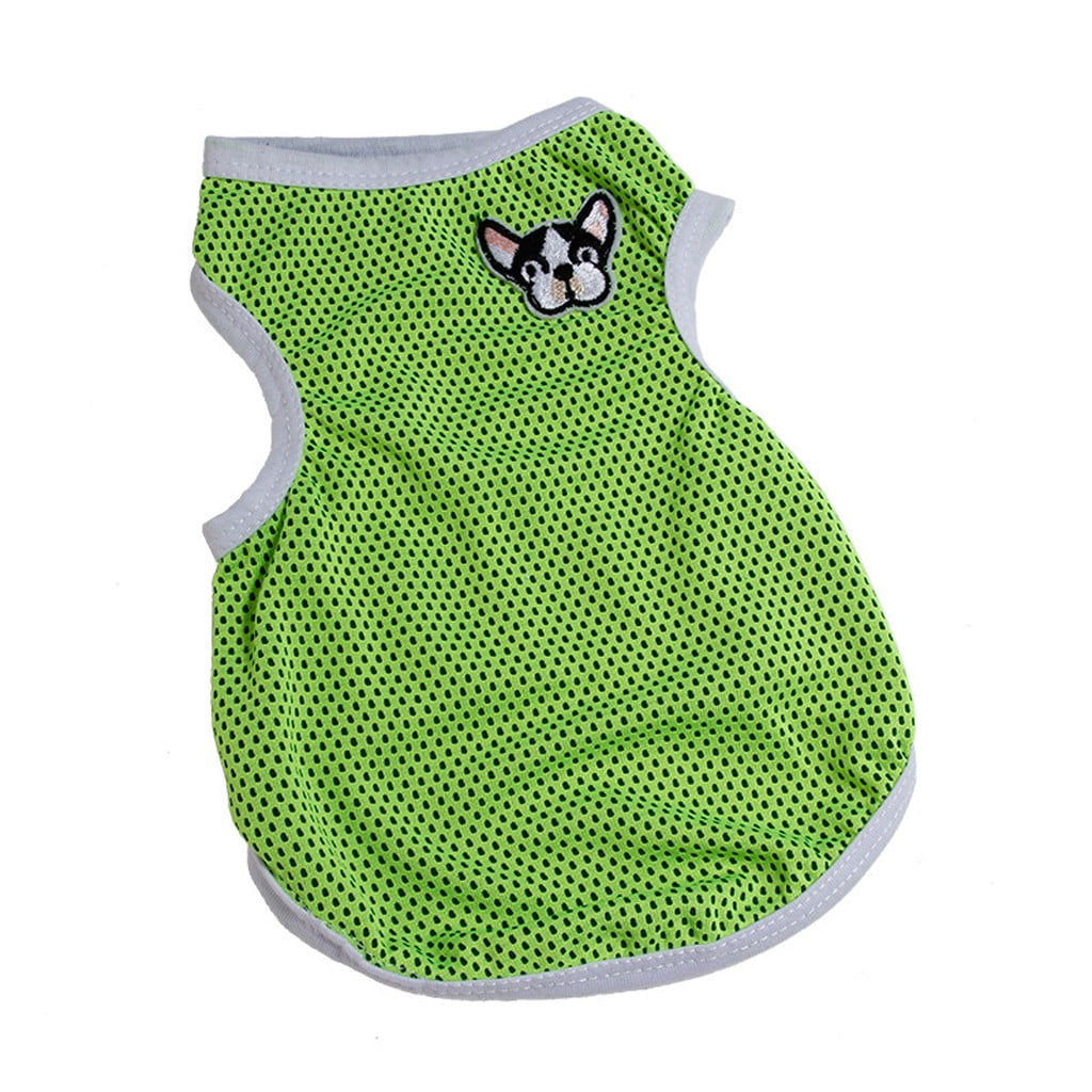 New Pet Outdoor Vest Clothes Pet Dog Soft Sports Vest Hollow Breathable