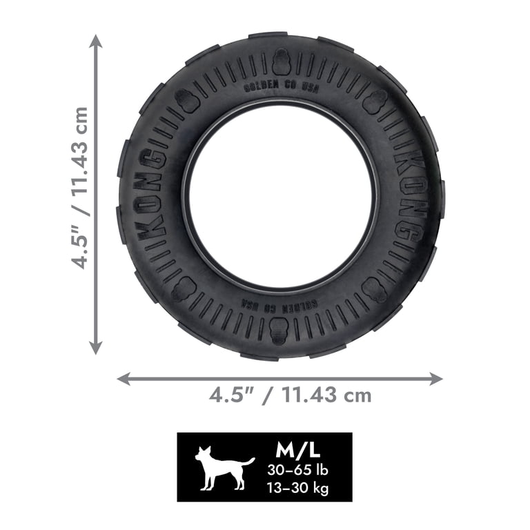 KONG Extreme Tire Dog Toy, Medium/Large, Aggressive Chewers photo 2