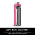 thumbnail image 5 of Ninja Thirsti 24oz Travel Water Bottle, Colder and Fizzier Longer, Stainless Steel, Leak Proof, Pink, DW2401BP, 5 of 11