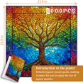 thumbnail image 4 of Puzle de vidrieras PICKFORU 1000 piezas Tree of Life, 4 of 8
