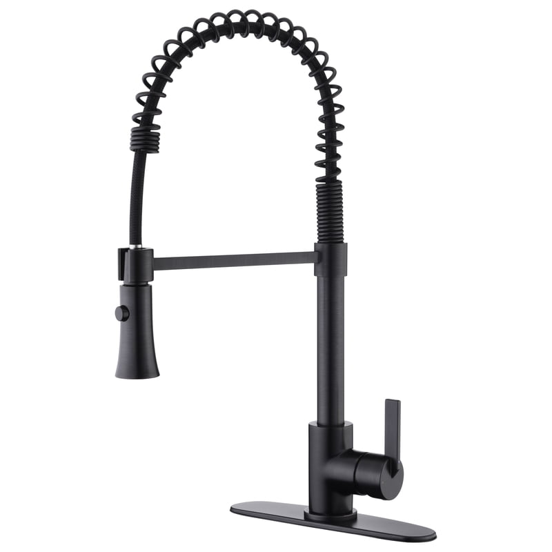 Ultra Faucets UF11245 Bronze Single Handle Kitchen Faucet With Ultra Faucets UF11245 Bronze Single Handle Kitchen Faucet With
