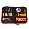 thumbnail image 1 of 14pcs Halloween Pumpkin Carving Tools with Light, 1 of 2