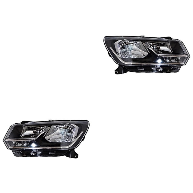 Par de Faros Volkswagen Gol 2019 A 2020 TYC Filo cromado