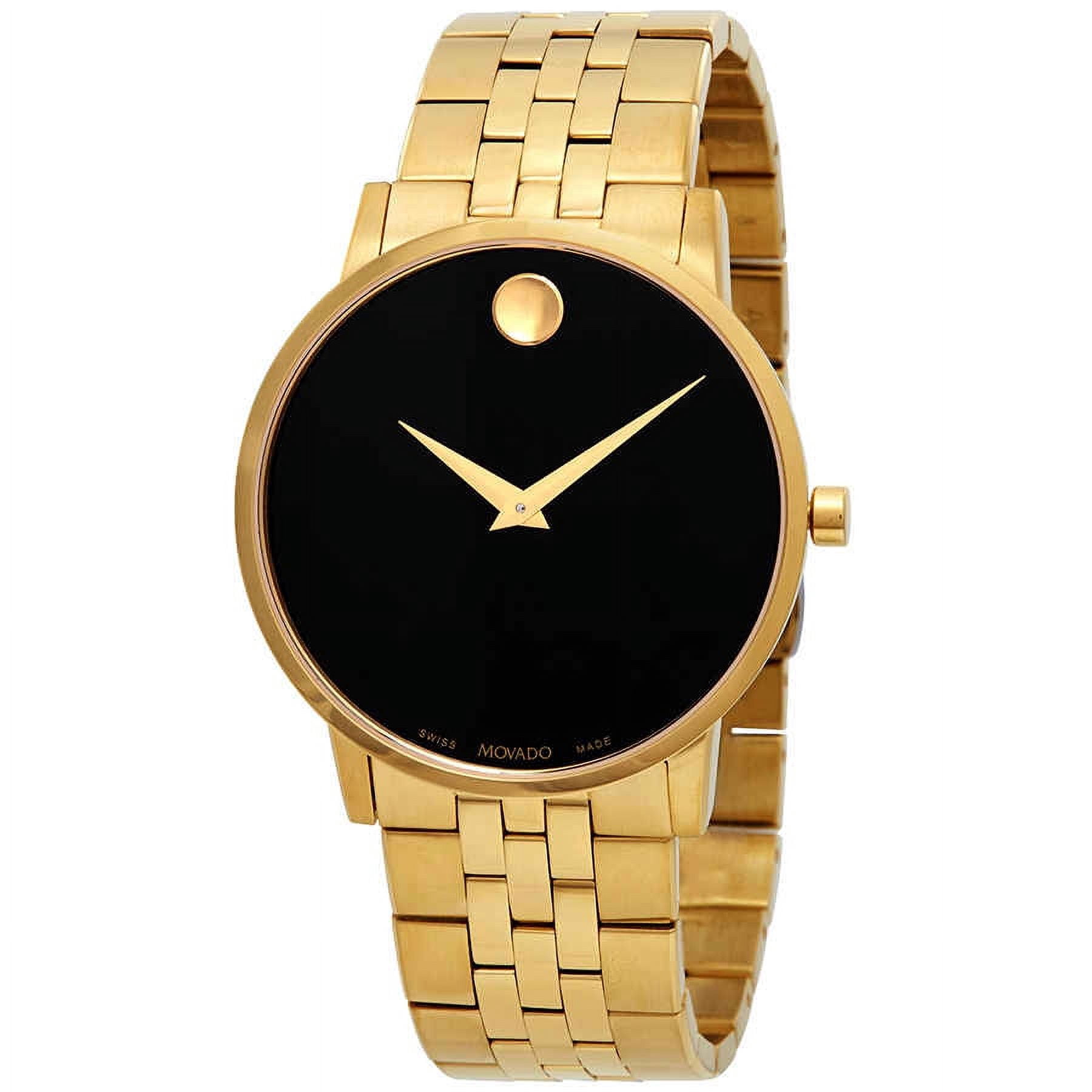 Movado Museum Black Dial Two-tone Men 