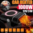 thumbnail image 3 of 12V/24V 1000W Car Heater Electric Heating Fan Portable Electric Dryer Windshield Defogging Demister Defroster For Car Home, 3 of 10