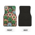 thumbnail image 2 of Yiaed Cactus 4 Print Carpet Floor Mats for Cars, Auto Accessories Front & Rear Car Floor Mats Car Floor Foot Mat Sets of 4 Pieces, 2 of 7