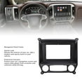 thumbnail image 3 of 2Din Car Radio Stereo Navigation Panel Black Frame for 1500 2500 3500 2014-2018 Stylish Look Dash Panel, 3 of 7