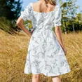 thumbnail image 4 of Origami Dinosaurs Sleeveless Dress long dress women summer women clothes women's clothing summer 2024 novelties, 4 of 6