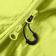thumbnail image 5 of Zivyakyro Rain Wind Breaker Jackets Mens Long Sleeve Lightweight Workout Zip up Hooded Jacket Colorblock Sun Protection Yellow S, 5 of 9