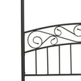 thumbnail image 6 of Hassch Metal Canopy Platform Bed Frame Queen Size 4-Post Mattress Foundation Modern Corner Bed with Headboard for Adults, Black, 6 of 8