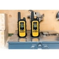 DEWALT HeavyDuty 1Watt FRS WalkieTalkie Pair, Yellow and Black