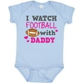 thumbnail image 3 of Inktastic I Watch Football with My Daddy Boys or Girls Baby Bodysuit, 3 of 5