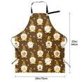 thumbnail image 2 of Kdxio Flowers And Gnomes Bees Apron with Pockets Adjustable Kitchen Aprons for Men Women Waterproof Aprons for Cooking,Drawing,Crafting, Baking Household Cleaning, 2 of 5